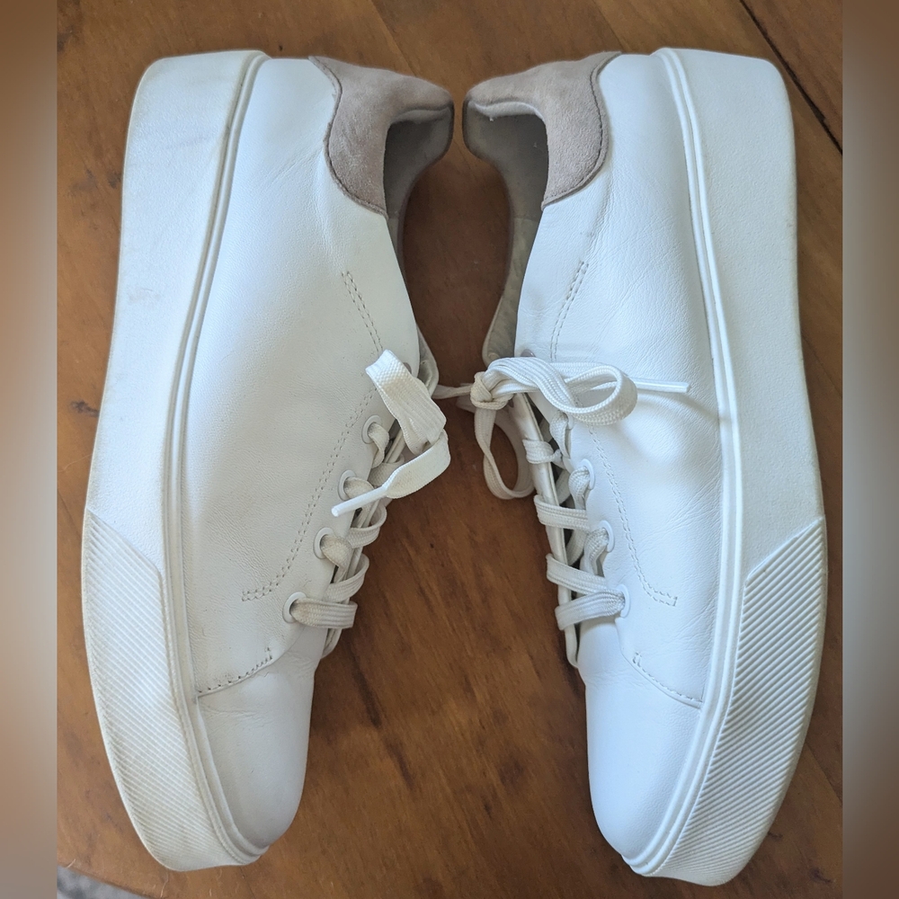 9W White leather Morrison 2.0 Naturalizer sneakers